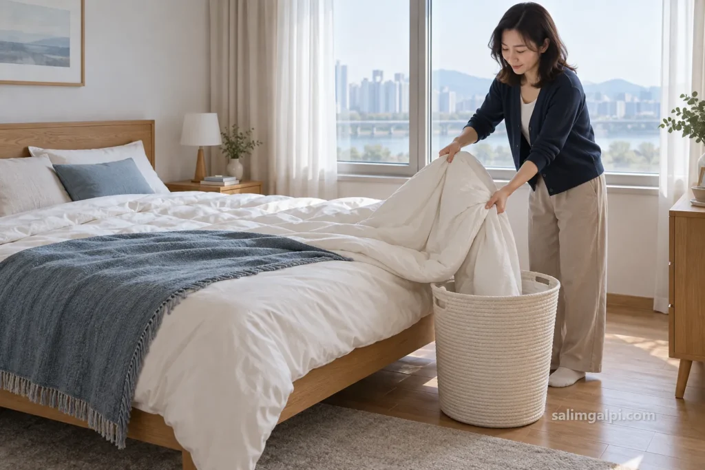 건조기 침구털기, 이불 세탁 대신 돌려도 될까요?